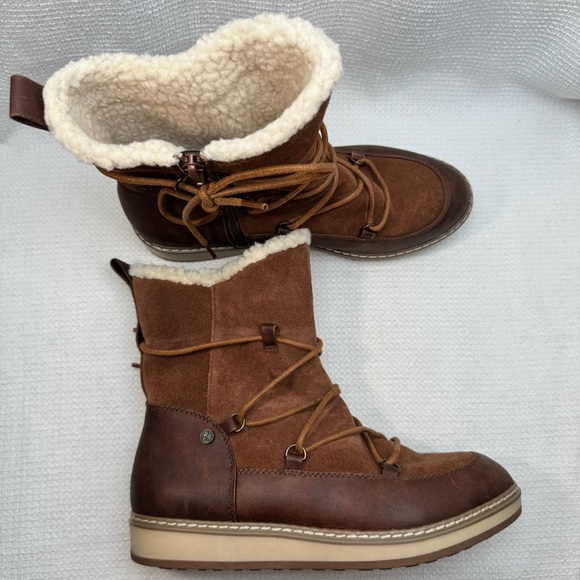 White Mountain Brown Suede Women's Winter Boots, Women’s sz 7.5 - Picture 7 of 11